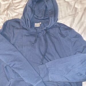 Blue hoodie